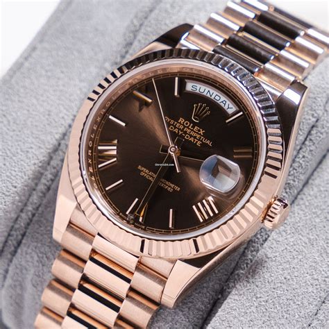 rose gold day date 40